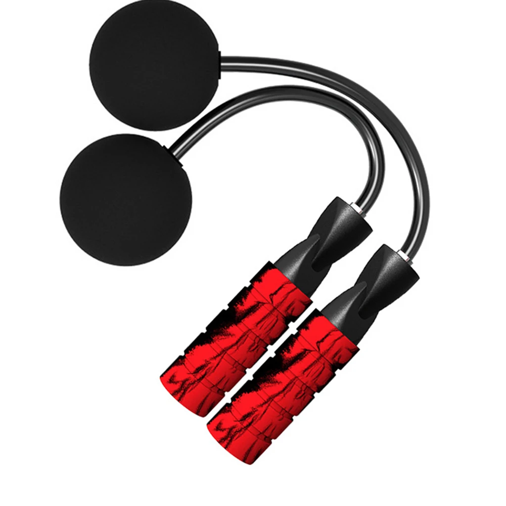 

Беспроводные Подшипник Скакалка для занятий спортом и Фитнес Стальная проволока для занятий дома Скакалка Из ПВХ Скорость блины для кроссф...