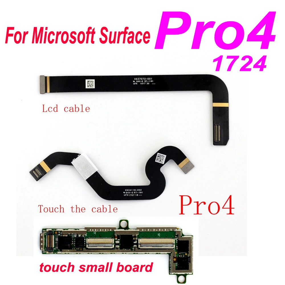 AAA + кабель для Microsoft Surface Pro4 1724 Touch LCD гибкий Разъемы маленькая плата PRO 4 |