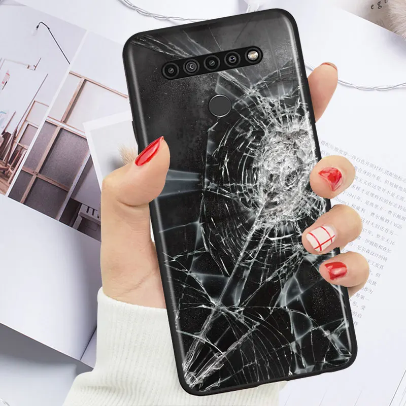 Трендовые художественные пулевидные отверстия для LG G8 V30 V35 V40 V50 V60 Q60 K40S K50S K41S K51S K61
