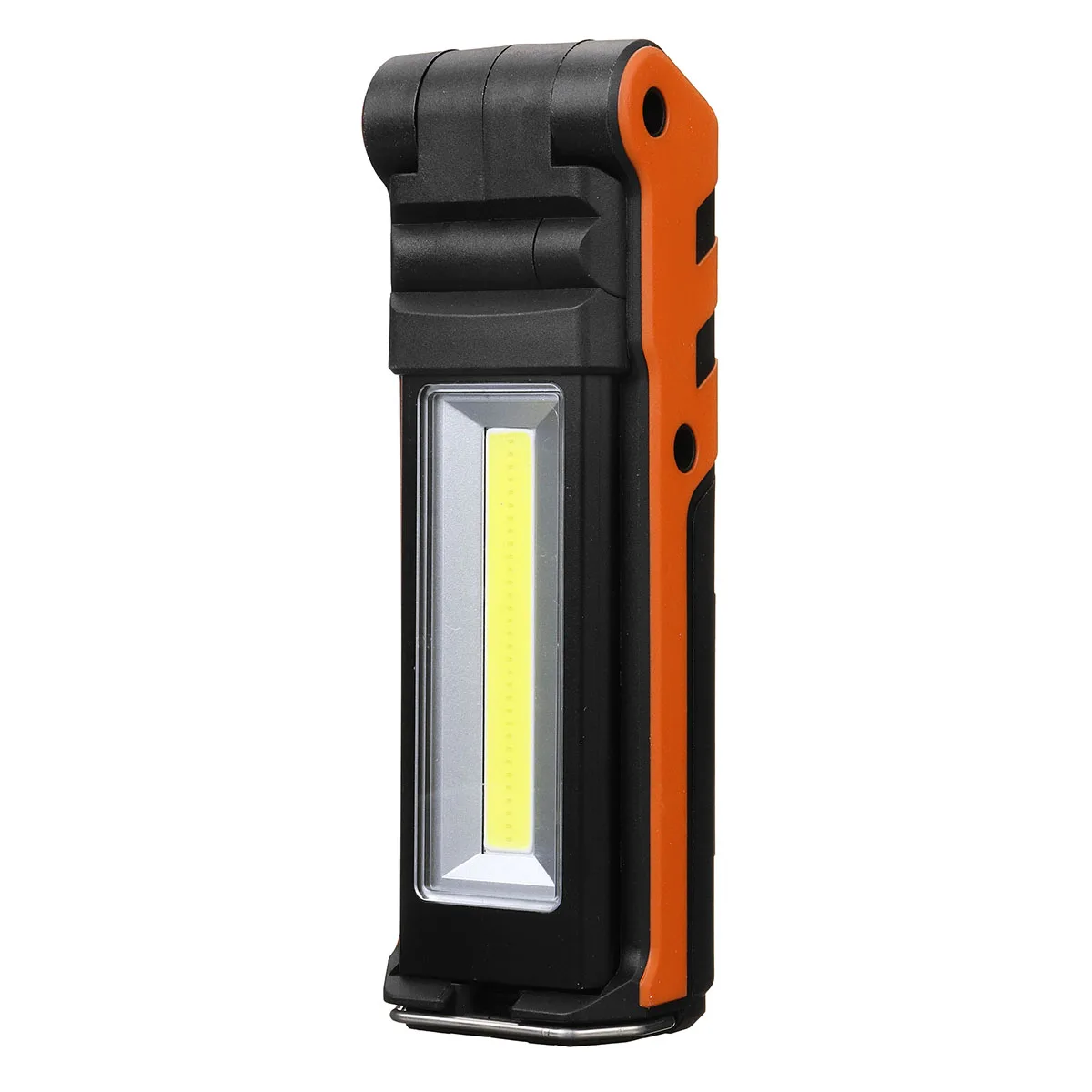 Dimmable cob светодиодный рабочий свет USB перезаряжаемая проверка фонаря лампа с магнитным и крюком power Bank 2000mAh 18650 батарея - Испускаемый цвет: Orange