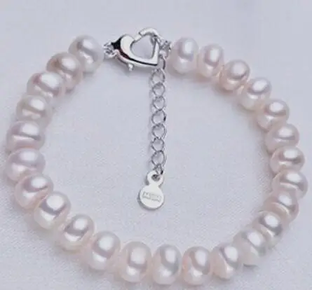 

Natural Pearl Bracelet Bracelet Girl Birthday Weddings Gift For Women's Fine Jewelry