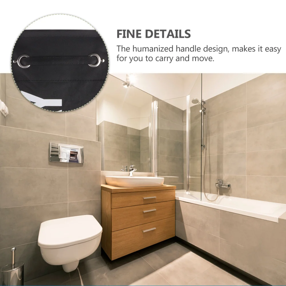 

1Pc Wheeled Laundry Hamper Portable Laundry Roller Dirty Clothes Organizer