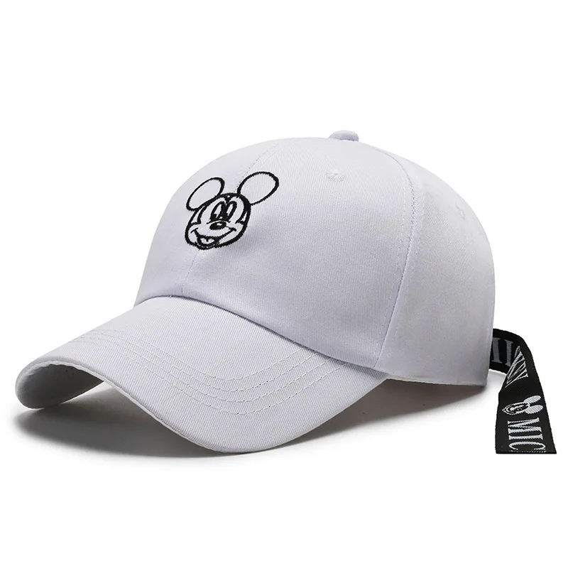 Новинка бейсболка Диснея Микки Маус Кепка с козырьком из мультфильма для