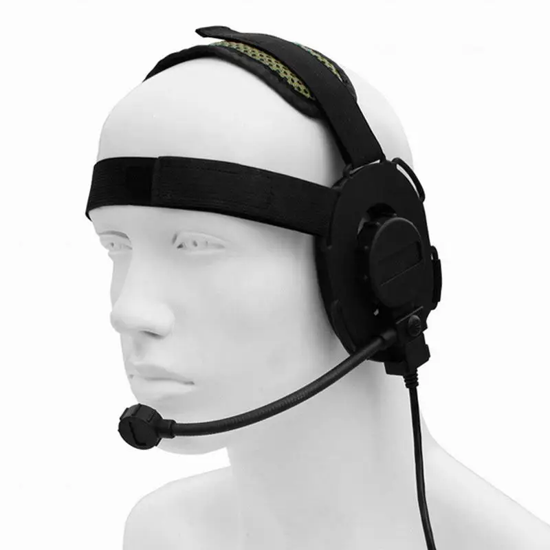 Z Heavy Miltary Duty Bowman Elite II Hd03 гарнитура с водонепроницаемым Ptt правым/левым ухом для
