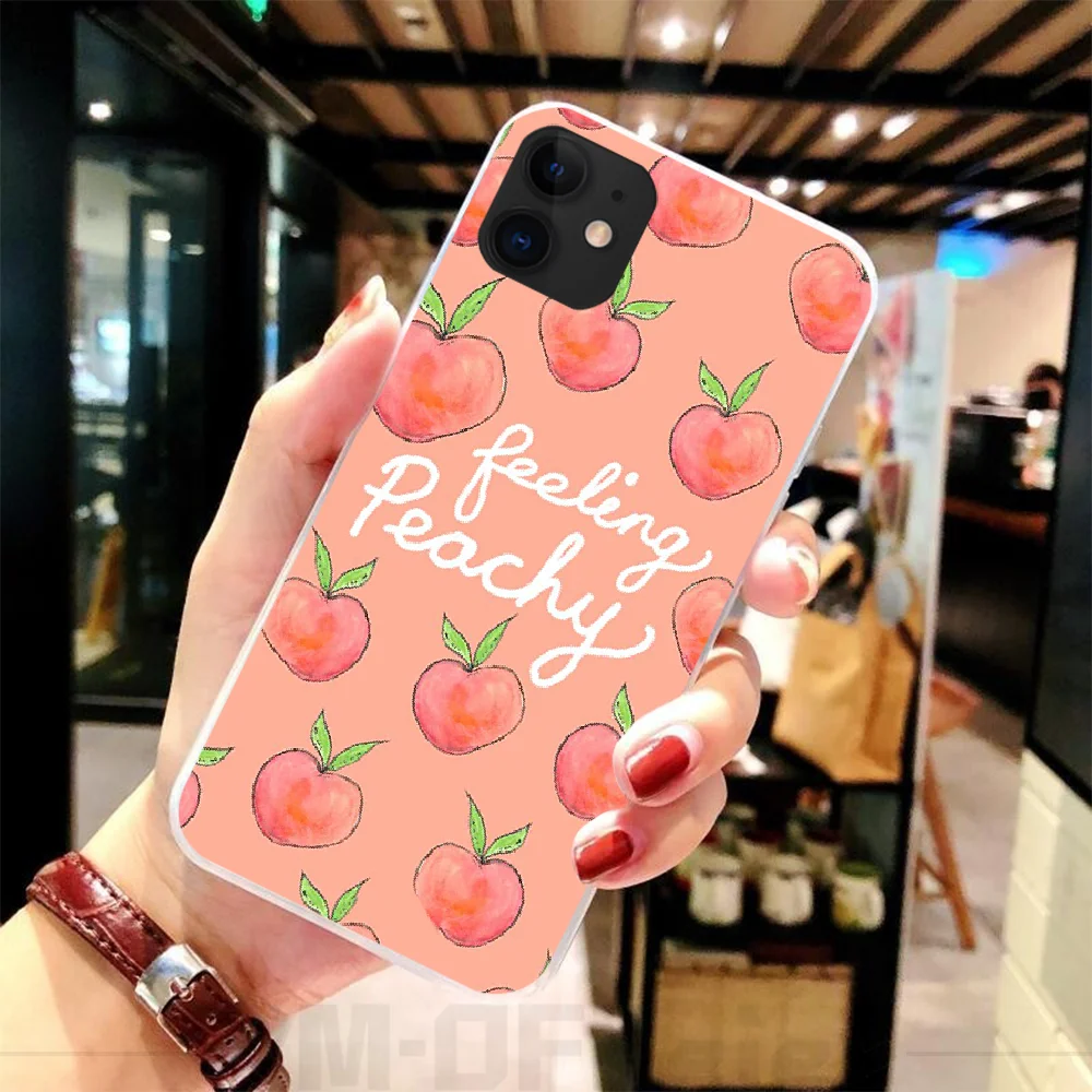 ByLoving Fruit peach высококачественный чехол для телефона iPhone 5C 5 5S SE 7 8 plus X XS XR MAX 11 pro Pro Max |