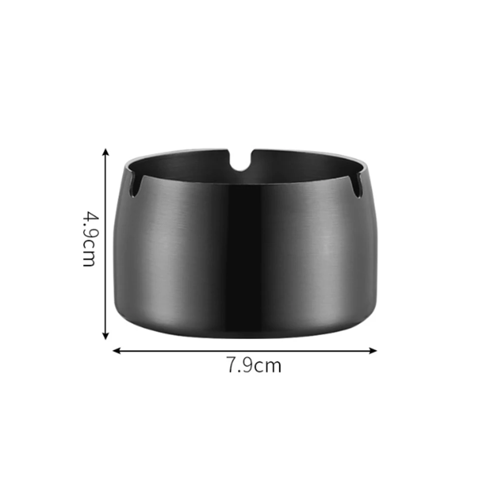 Modern New 2020 Stainless Steel Frosted Ashtray Drop-resistant for Internet Cafe Restaurant Hotel Home Function Use Ashtrays | Дом и сад