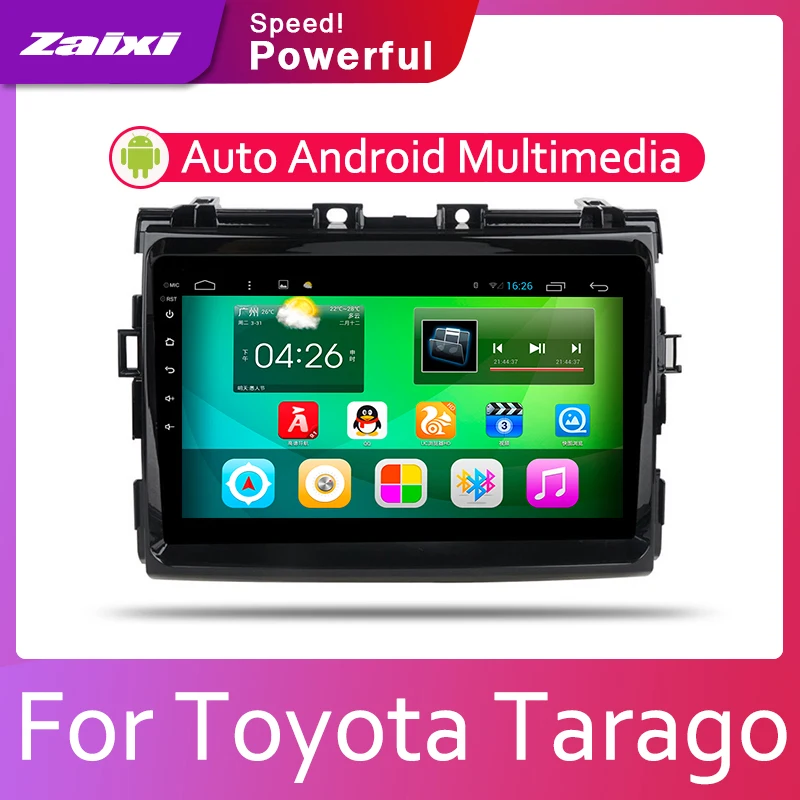 

For Toyota Tarago 2006-2012 Accessories Car Android Multimedia Player GPS Navigation System Radio Stereo Video Head Unit 2din
