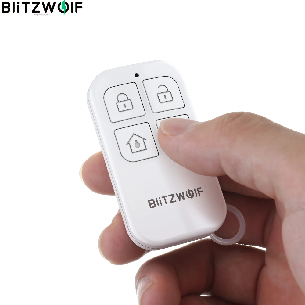 

BlitzWolf BW-RF01 433Mhz Wireless Remote Control Real-time SOS Function For BW-IS6 BW-IS20 BW-IS21 BW-IS22 Home Security Hub