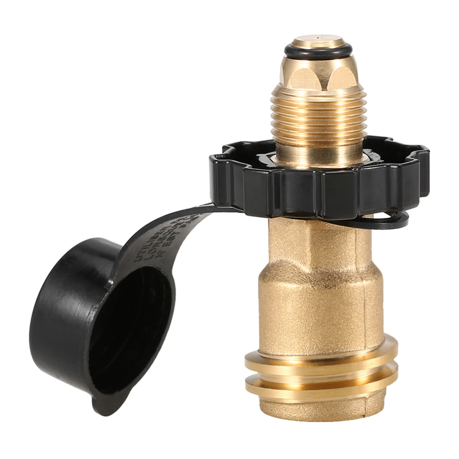 

Brass Propane Tank Cylinder Adapter Convert POL to QCC1 BBQ Refill Gas Pressure Regulator