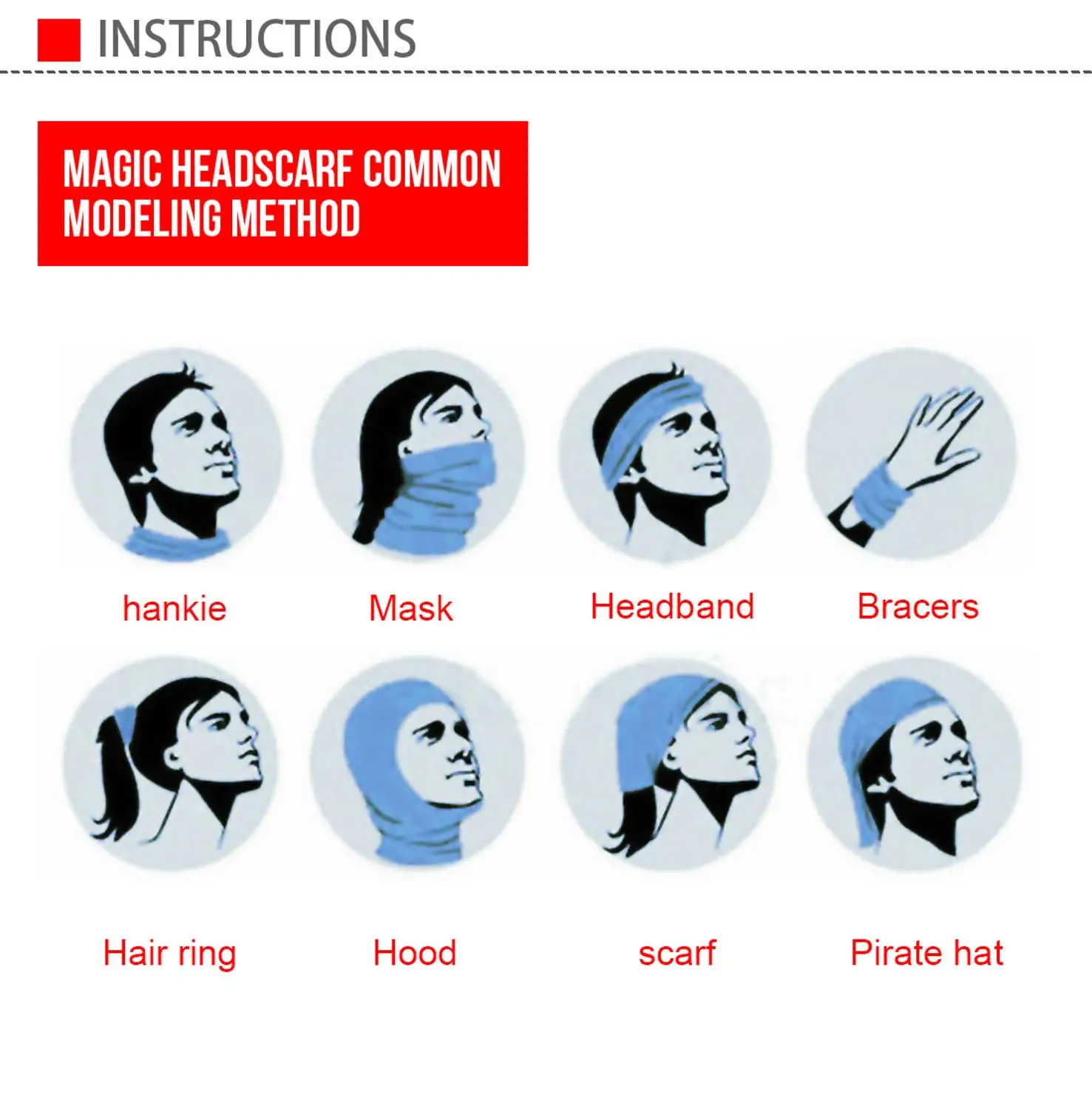 

WHEREISART Colorful Beautiful Butterfly Pattern Women Bandana Breathable Elastic Adults Neck Scarf Ourdoor Lady Blue Headband