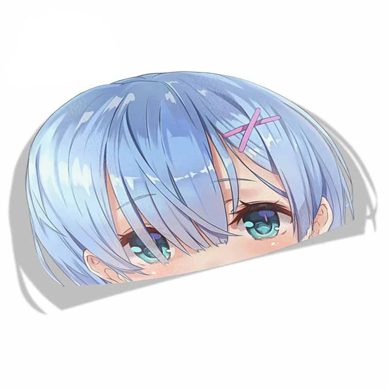 

Cartoon Car Sticker for Big Head Anime Vinyl Waterproof Rear Windshield Trunk Stickers Custom Printing Car Accessories Kk13*9cm