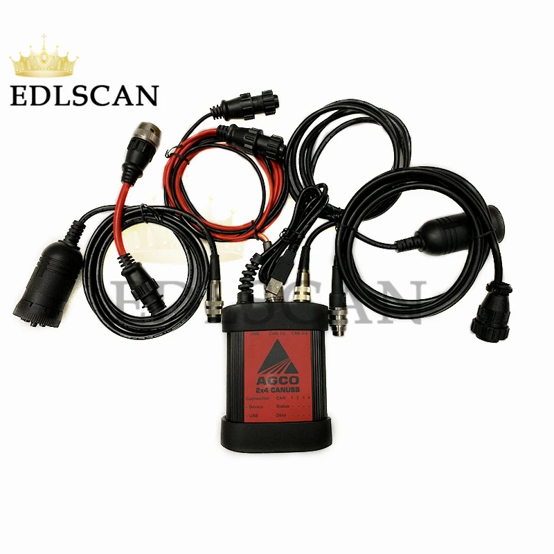 

For AGCO CANUSB EDT Interface Electronic Diagnostic Tool Heavy Duty Agricultural Diagnosis Scanner