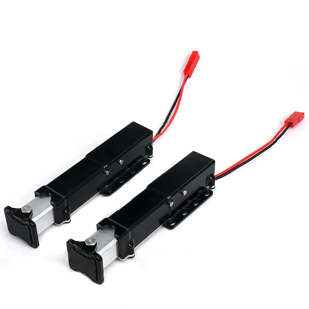 

2pcs Durable Metal Electric Lifting Legs Electric Support Legs for 1/14 RC Hydraulic Trailer Accessories