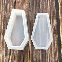 diy crystal mold bag handmade transparent silicone diy resin jewelry vampire coffin mold measuring cup magnet packge