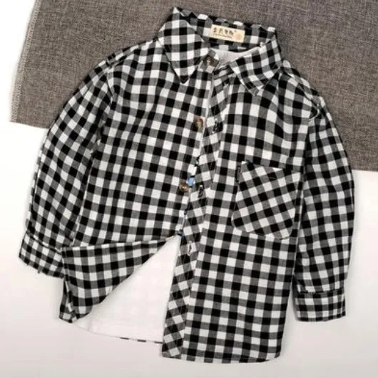 Лидер продаж рубашки для маленьких мальчиков детские модные хлопковые топы и