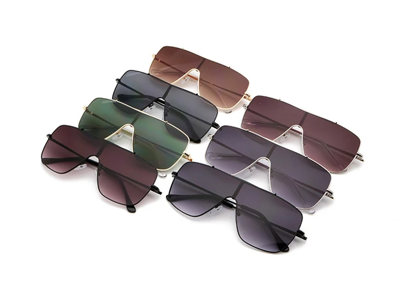 

JackJad 2020 Fashion WINGS II Style Shield Gradient Sunglasses With Metal Hood Vintage Brand Design Sun Glasses Oculos De Sol