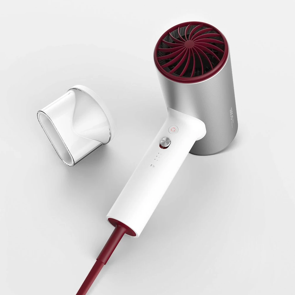 Xiaomi Mijia Soocas H3 Анион Фен алюминиевый сплав корпус 220V1800W воздушный выход анти-горячий инновационный диверсии дизайн