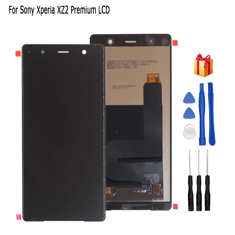 

Original For Sony Xperia XZ2 Premium Dual H8166 LCD Display Touch Screen Digitizer For Sony XZ2 P Screen LCD replacement parts