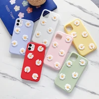 3d flowers daisy soft silicone phone case for xiaomi redmi note 4 5 6 7 8 9 10 pro 9s s2 y2 4a 4x 6a 7a 8a 8t 5a prime 5 plus