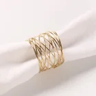 1 шт., кольцо для салфеток с металлической пряжкой