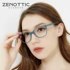 ZENOTTIC Ацетат Оправа для очков в стиле кошачьи глаза женские брендовые дизайнерские винтажные очки по рецепту полная Близорукость Оптические очки