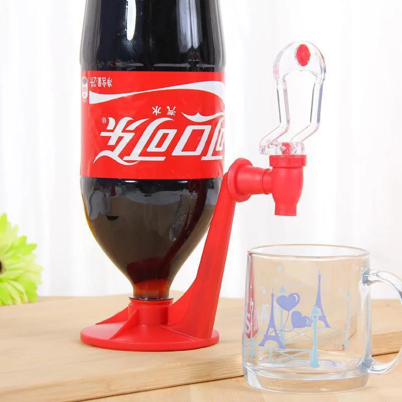 Coke Inverted Water Dispenser Household Portable Beverage Dispenser Bubble Bag Kitchen Gadgets