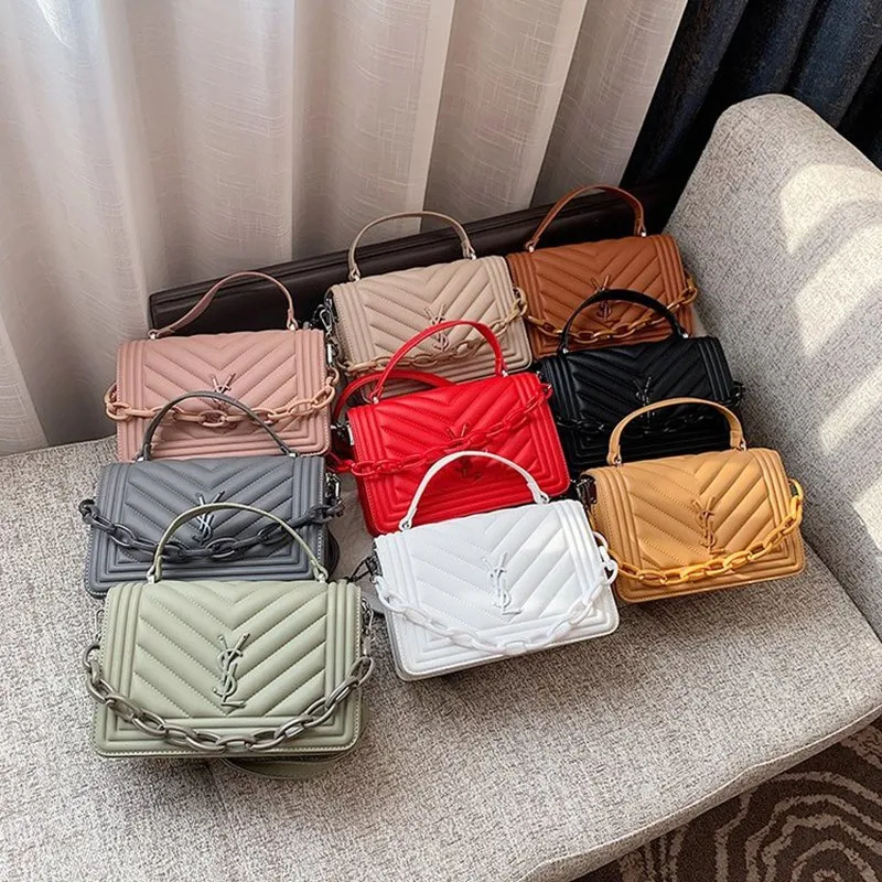 

High Quality Shoulder Messenger Bags 2021 New Fashion Famous Designer Women Purse and Handbags Samll Square Bags Sac A Main