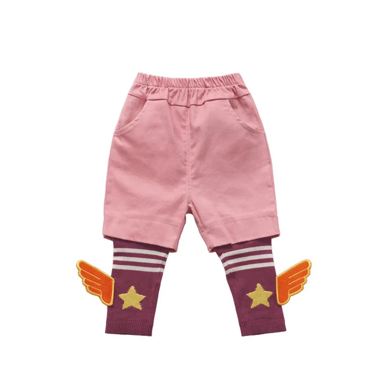 Tonytaobaby/осенне-зимняя одежда Новая детская Брюки для девочек Одежда маленьких