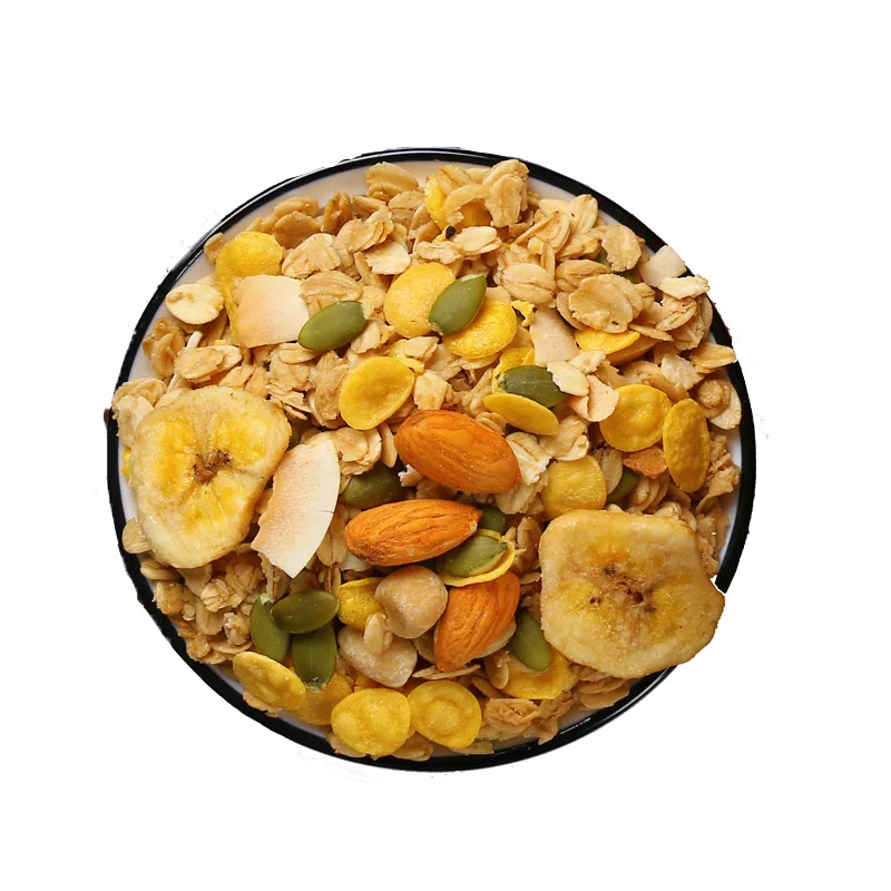 

Nuts oatmeal drink 500 g ready mixed fruit yogurt fruit eat fast food