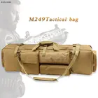 M249 тактическая охотничья Сумка Molle с двойной винтовкой рюкзак военный уличный чехол для страйкбола с плечевым ремнем Сумка-Кобура