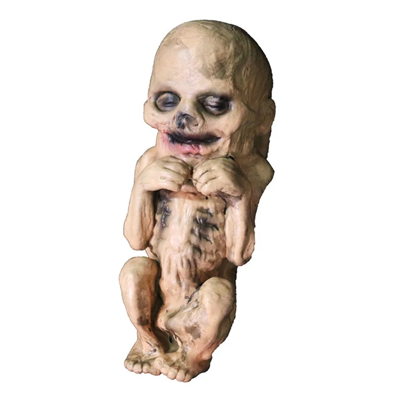 

Haunted Doll Masquerade Halloween Party Costume Pretend Play Party Supplies Latex Washable Mummy Doll Escape Room Props