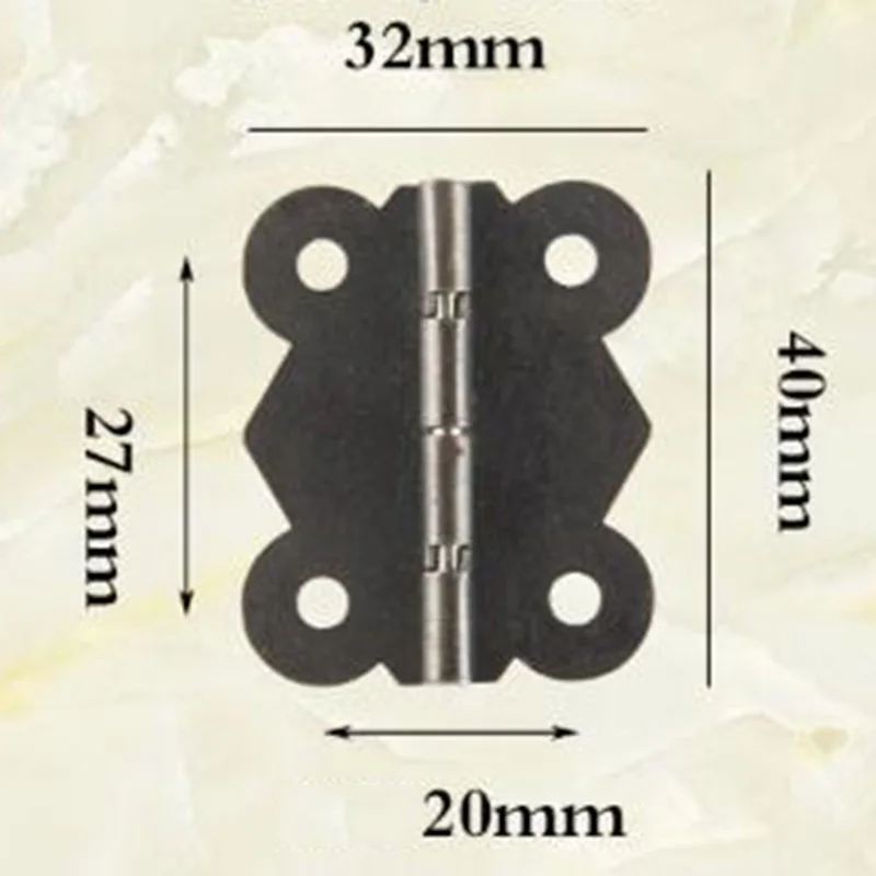 

Furniture Hinges Latch Hasp Hardware Decoration Antique Butterfly 90 Degrees