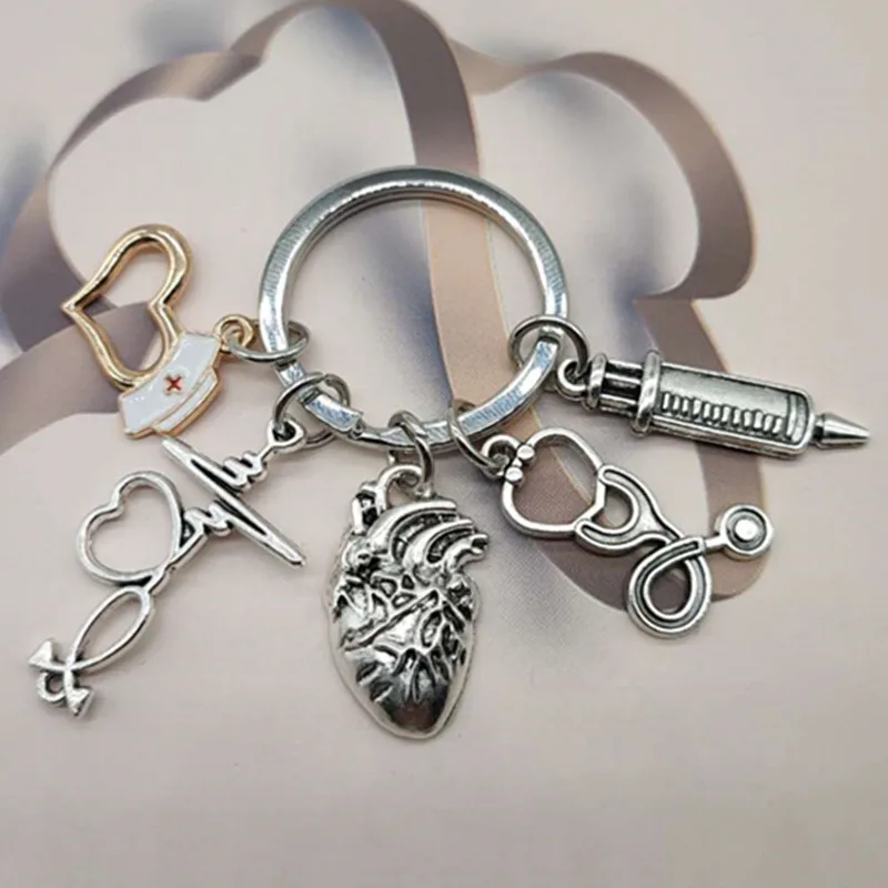 Брелок с подвеской в форме сердца брелок медицинской анатомии для врача и