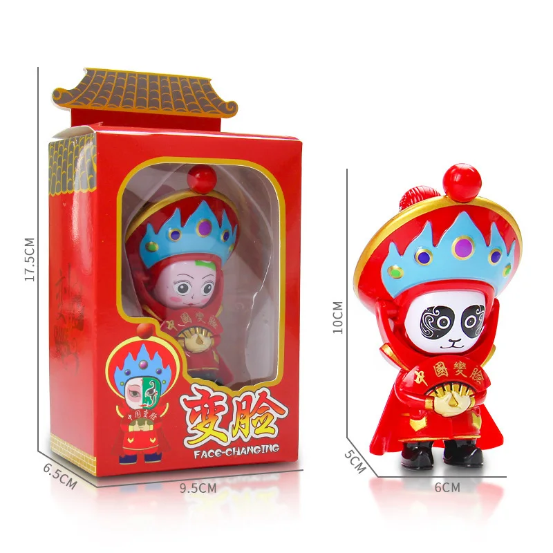 10 см мини креативная Пекинская оперная маска меняющая кукла Китайская