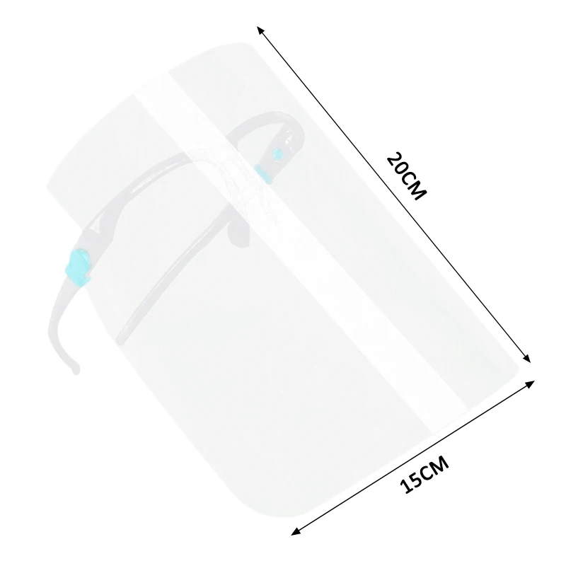 

Oil-Splash Proof Mask Cooking Transparent Face Protective Shield House Clean Dust Proof Mask Kitchen Gadget Tool with glasses