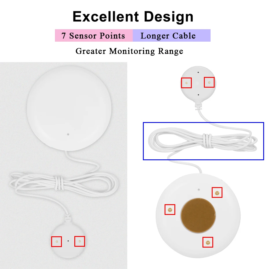 Датчик утечки воды Beelite с Wi-Fi датчик для сигнализацией умного дома | Безопасность