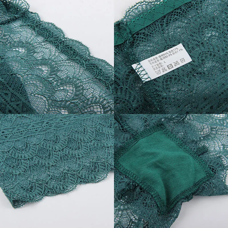 Intimates Soft Underwear Women Large Size Safety Shorts Hollow Transparent Lace Panties Seamless Fashion Sexy See Through Briefs | Женская