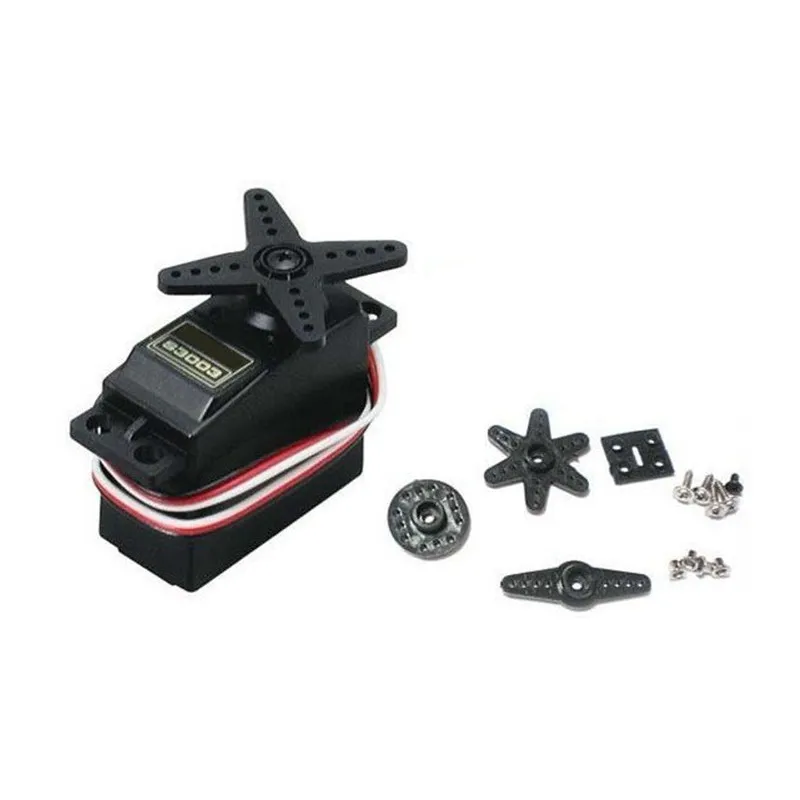 Высокий крутящий момент S3003 38g стандартный наконечник сервопривод для радиоуправляемого автомобиля HPI самолета лодки вертолета Аналоговый сервопривод