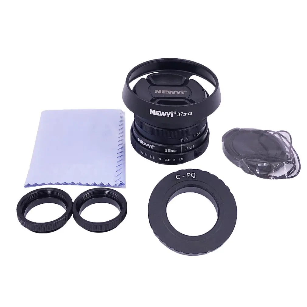Мини 25 B + FX ручной фокус CCTV фильм объектив для Canon Nikon sony E крепление Fuji