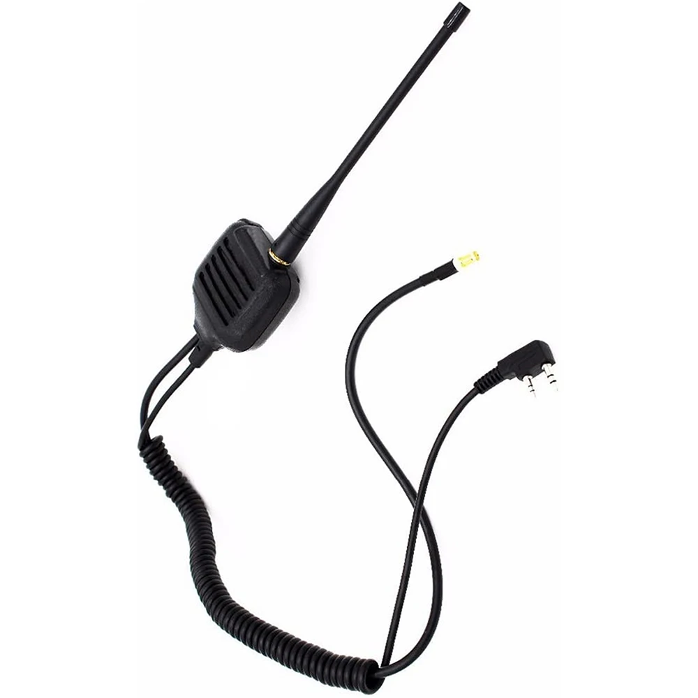 KMC-26 handheld speaker microphone with antenna,suitable for Kenwood,Puxing,Wuxun,Baofeng BF-F8HP BF-F9 UV-82 Dual-use radio etc