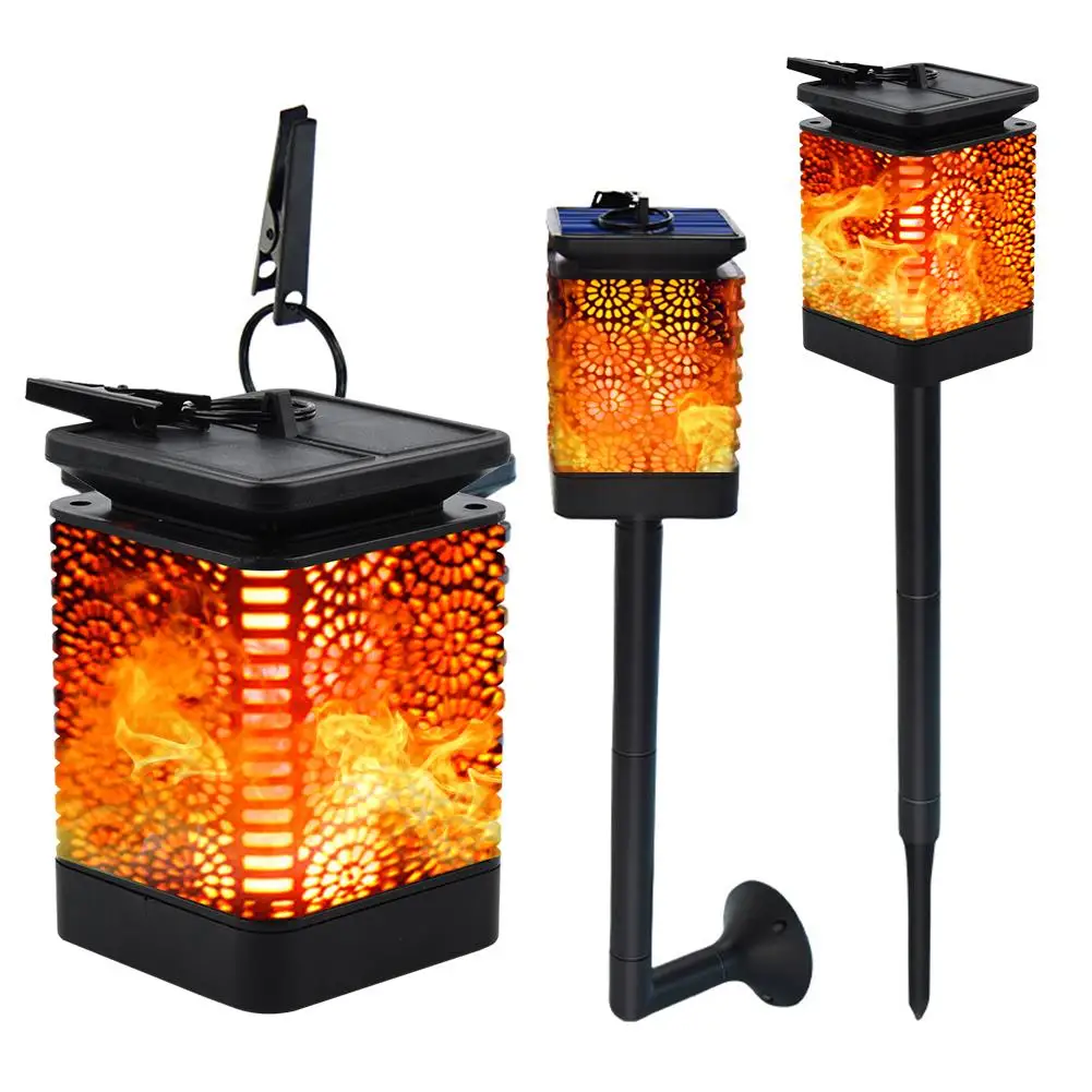 

Solar LED Light Control Solar Flame Light Flame Outdoor Waterproof Retro Garden Decoration Hanging Lamp for Courtyard Balcony