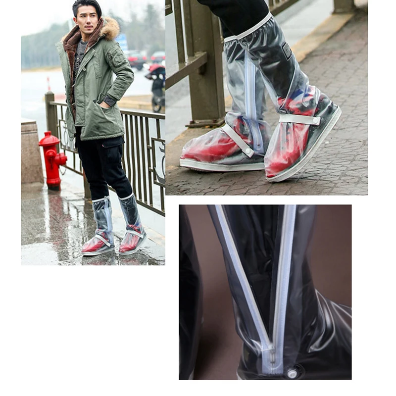 Мужские женские мужские чехлы для дождливой обуви мотоциклетные