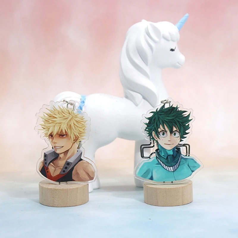 1 шт. брелок для ключей с героями аниме Моя геройская Академия моя Bakugo Katsuki Todoroki