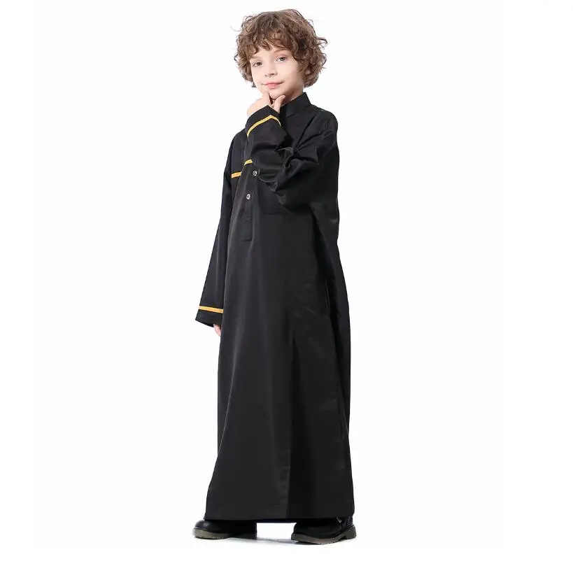 Детское мусульманское платье Кафтан для детей Одежда мальчиков в арабском стиле