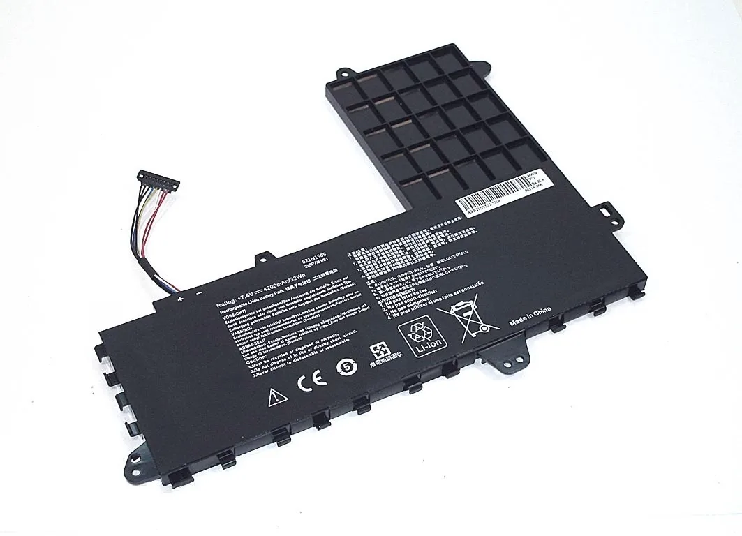 Аккумулятор B21N1505-2S1P для Asus EeeBook E402S, E402SA, E502S Series, p/n: 0B200-01400200M, 7.6V (32Wh)