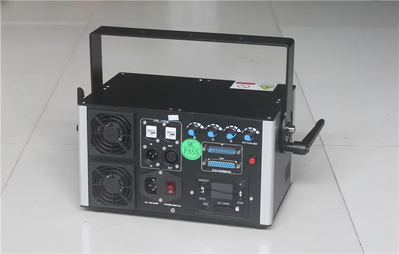 Бесплатная доставка интерфейс RJ45 ILDA + DMX SD-карта звуковой активный аналоговый