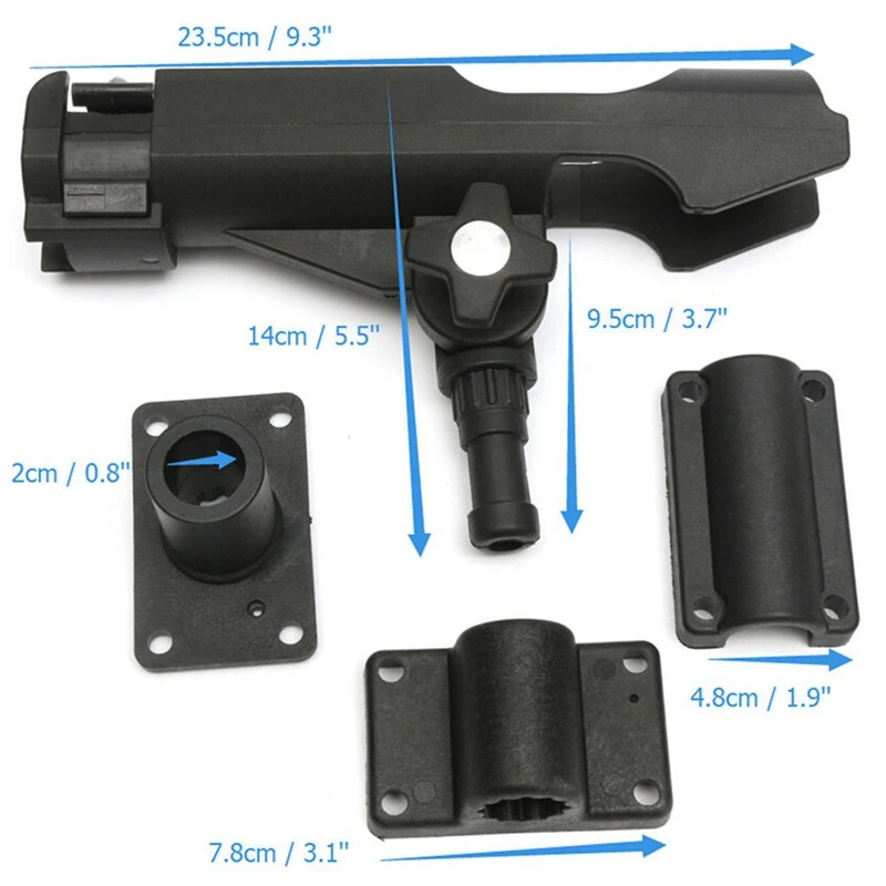 4 шт./компл. 360 градусов Поворотный лодка каяк яхта стержень держатель стойки