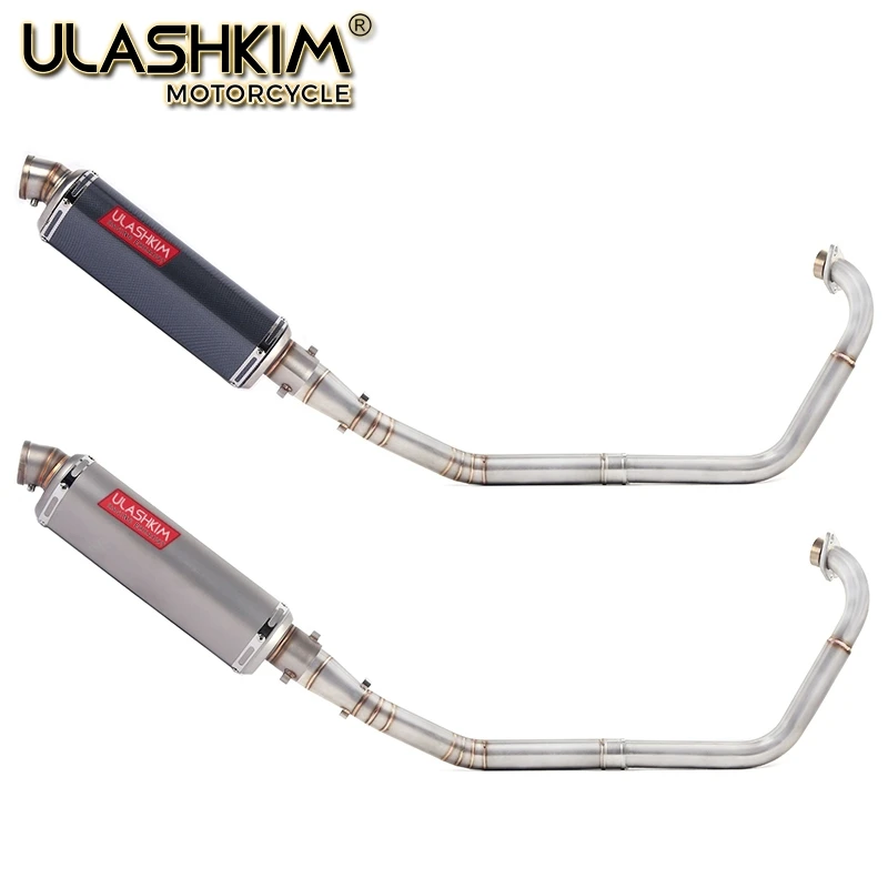 Мотоцикл Полная выхлопная система Escape Модифицированная средняя звеньевая труба