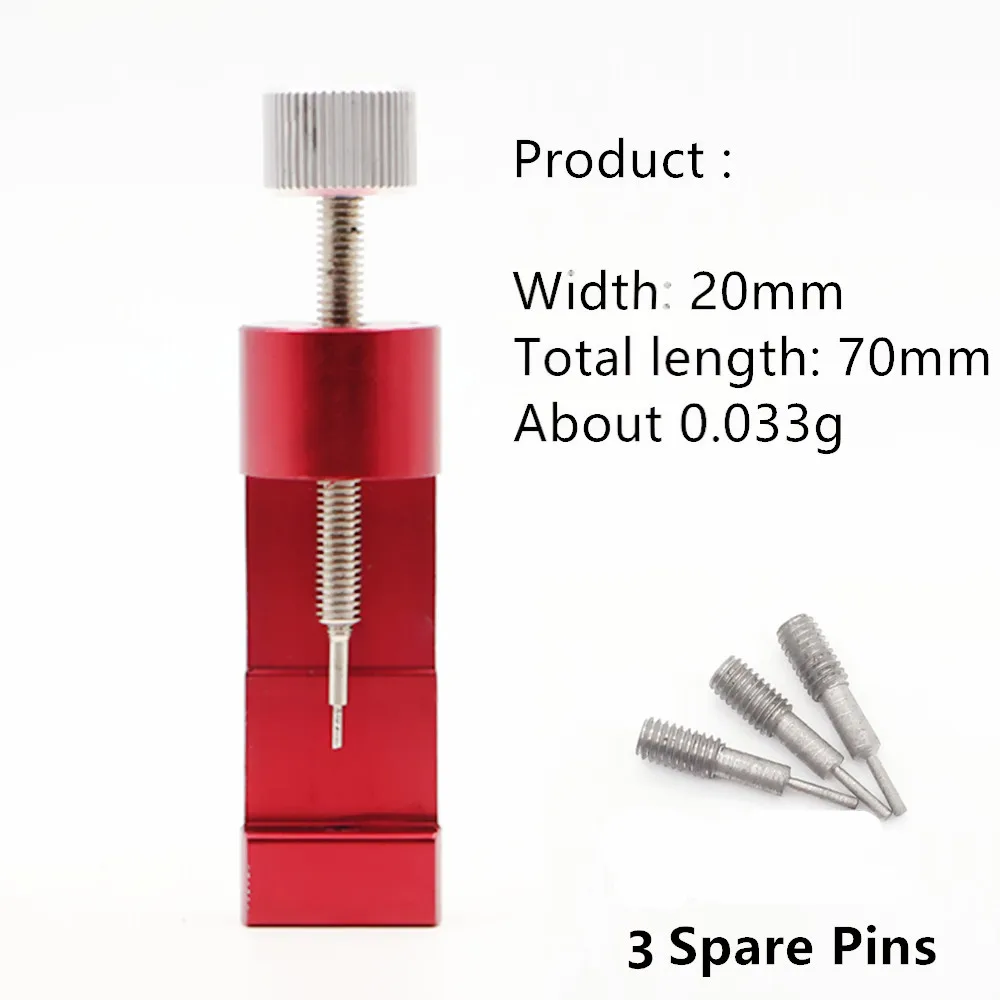 

Watch Band Remover Adjust Repair Tool with 3 Spare Pins Professional Watch Repair tool Adjust length