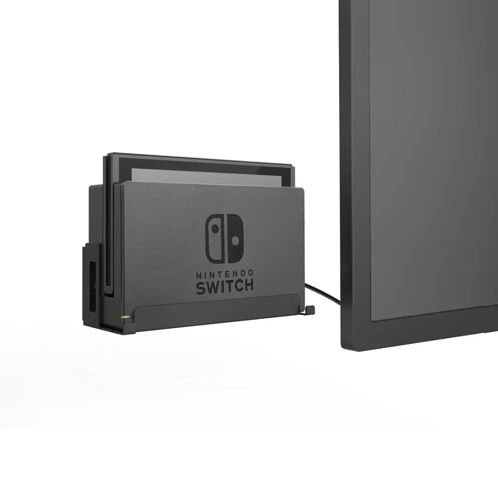 Montagem de Parede para Nintender-o Compatível com a Versão Atrás da tv Economia de Espaço Monzlteck Switch Oled Perto ou